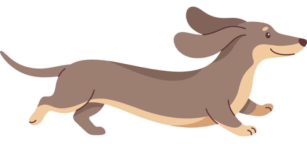 Dog chasing ice cream